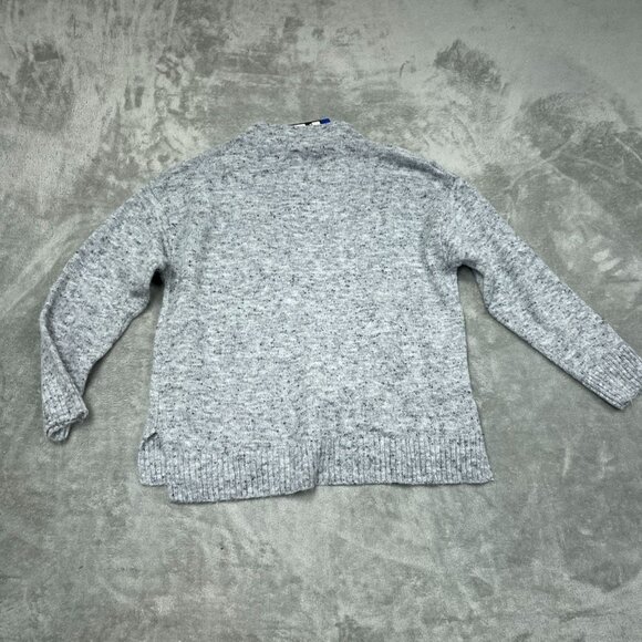 Well Worn Womens Gray Knit Sweater L Soft Acrylic Blend Long NWT 6594 - Picture 2 of 8